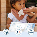 Biolane Lingettes Nettoyantes H2O À L'Eau - Bébé 72 Lingettes
