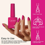 Canni Vernis À Ongles Cc1 Gel Semi-Permanent 24 Couleurs Soak Off Color Uv & Led Gel Polish