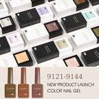 Canni Vernis À Ongles Cc6 Gel Semi-Permanent 24 Couleurs Soak Off Color Uv & Led Gel Polish 9Ml