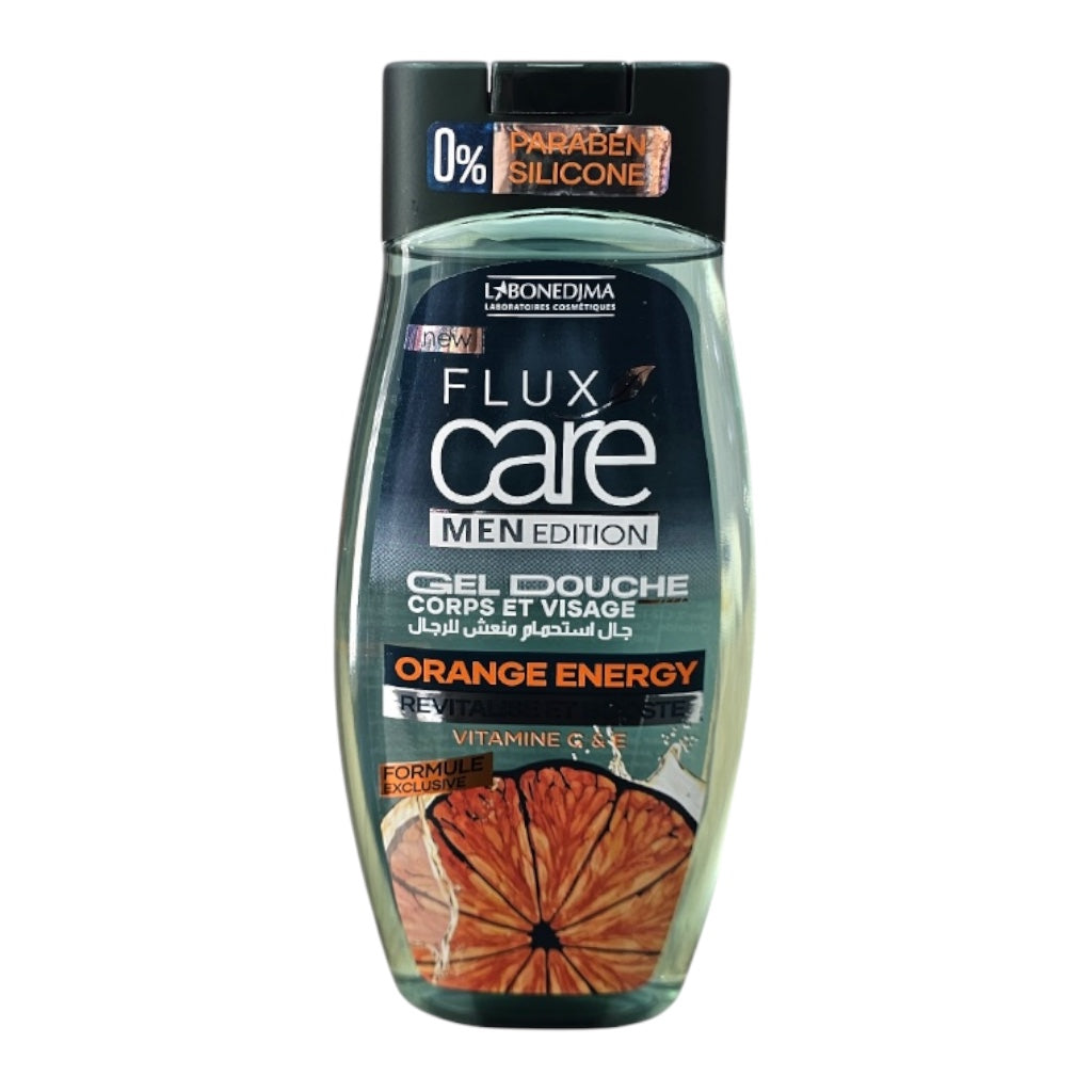 Flux Care Men Edition Gel Douche Orange Energy