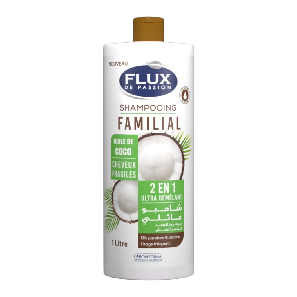 Flux De Passion Shampoing Familial Huile De Coco
