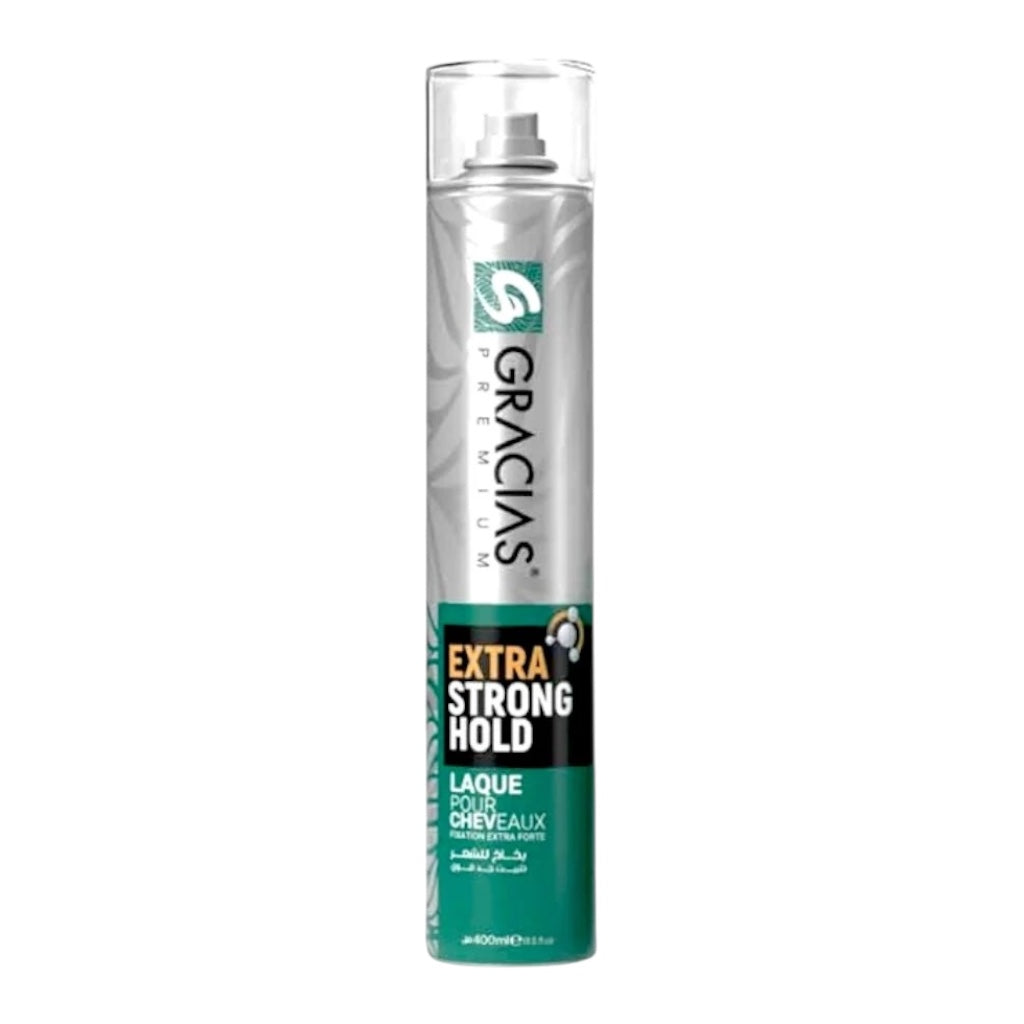 Gracias Premium Extra Strong Hold Laque Pour Cheveux Fixation Extra Forte