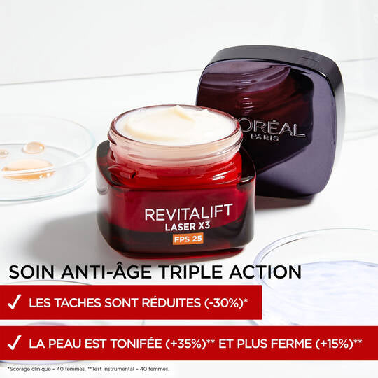 L’Oréal Paris Revitalift Laser X3 Crème De Jour Anti-Age Triple Action Spf 25