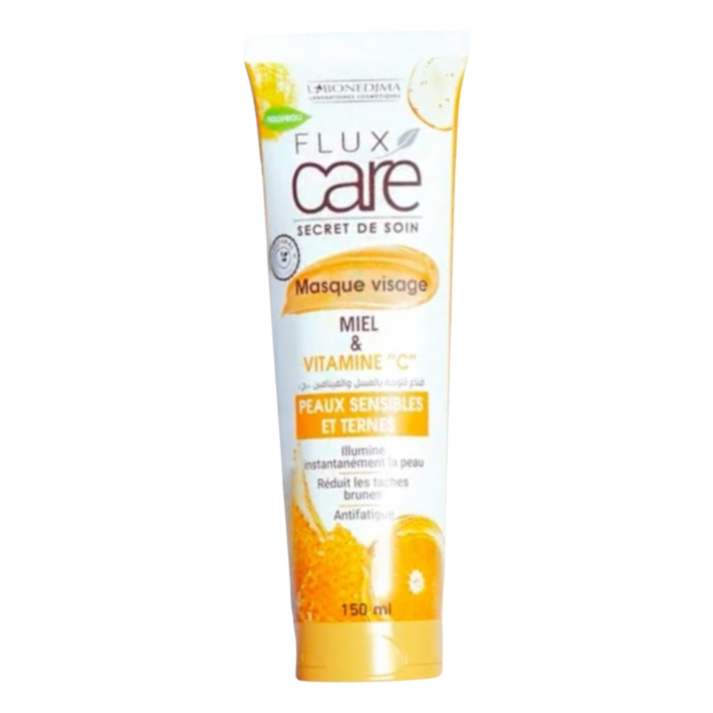 Flux Care Masque Visage Miel Vitamine C Peaux Sensibles Et Ternes