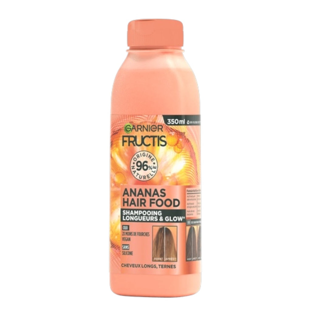 Garnier Fructis Hair Food Shampooing Longueurs Et Glow À L'Ananas