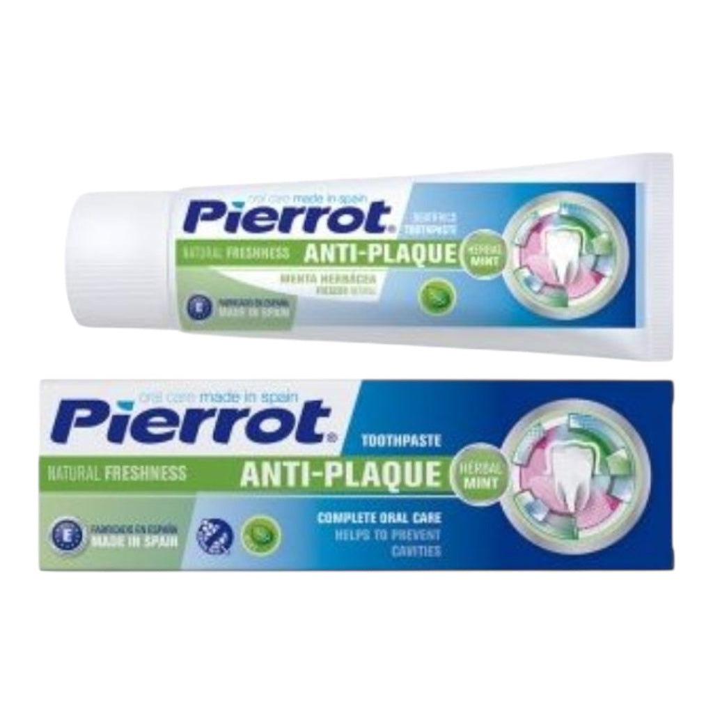 Pierrot Natural Dentifrice   Freshness Anti-Plaque Toothpaste Herbal 2 Pièces