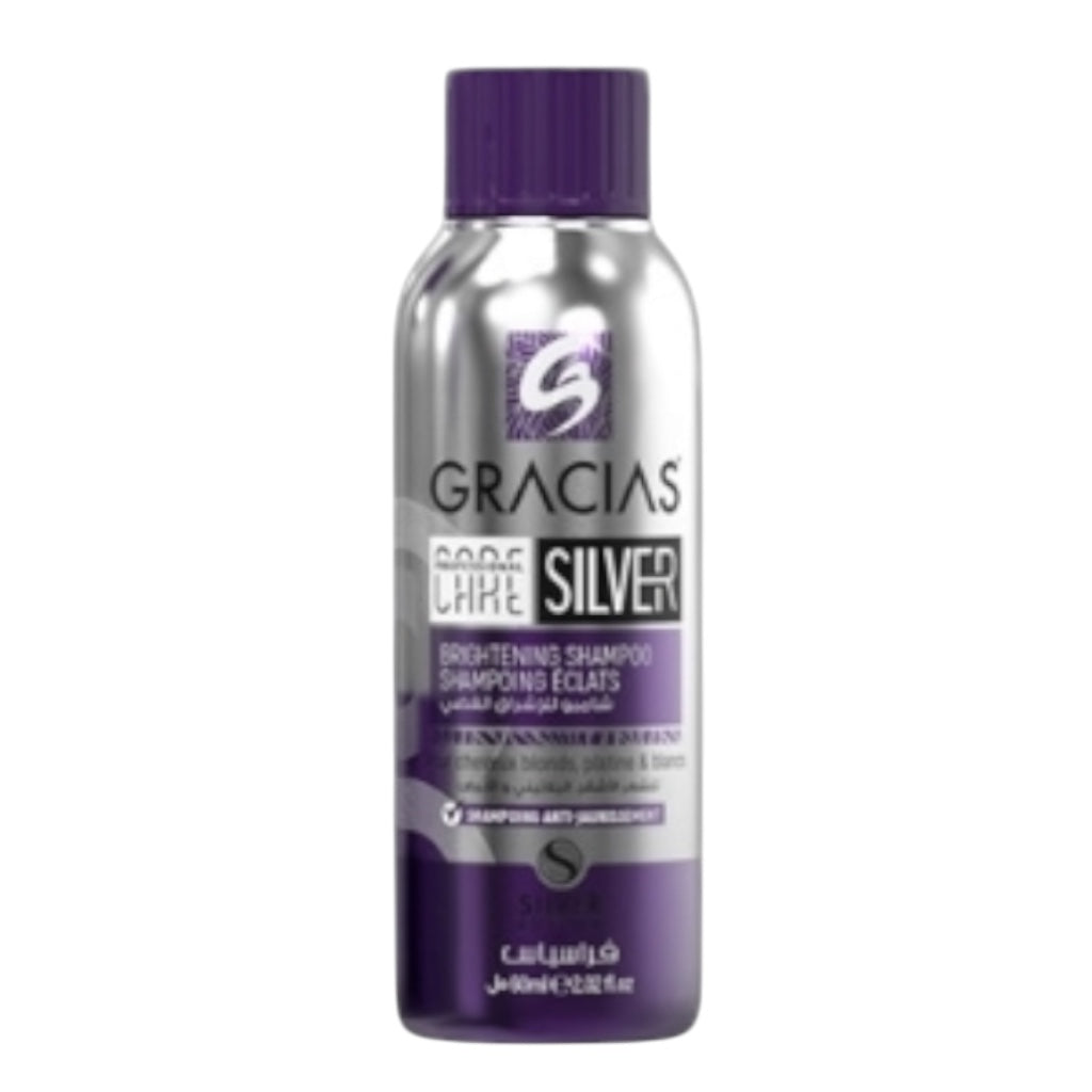 Gracias Silver Brightening Shampoing Éclats Pour Cheveux Blonds Platine Blancs