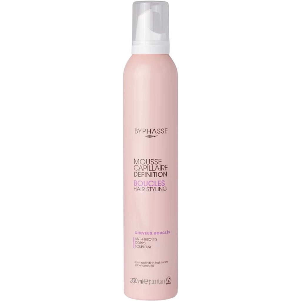 Byphasse - Mousse Coiffante - Provitamine B5 - Activ Boucles - Cheveux Bouclés