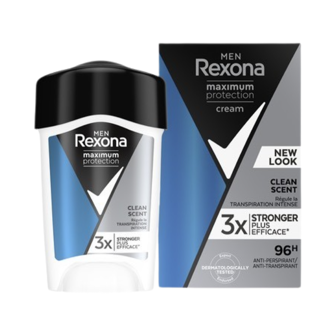 Rexona Maximum Déodorant Protection Crème Nouveau Look Senteur Fraîcheur 3 Fois Plus Efficace 96H