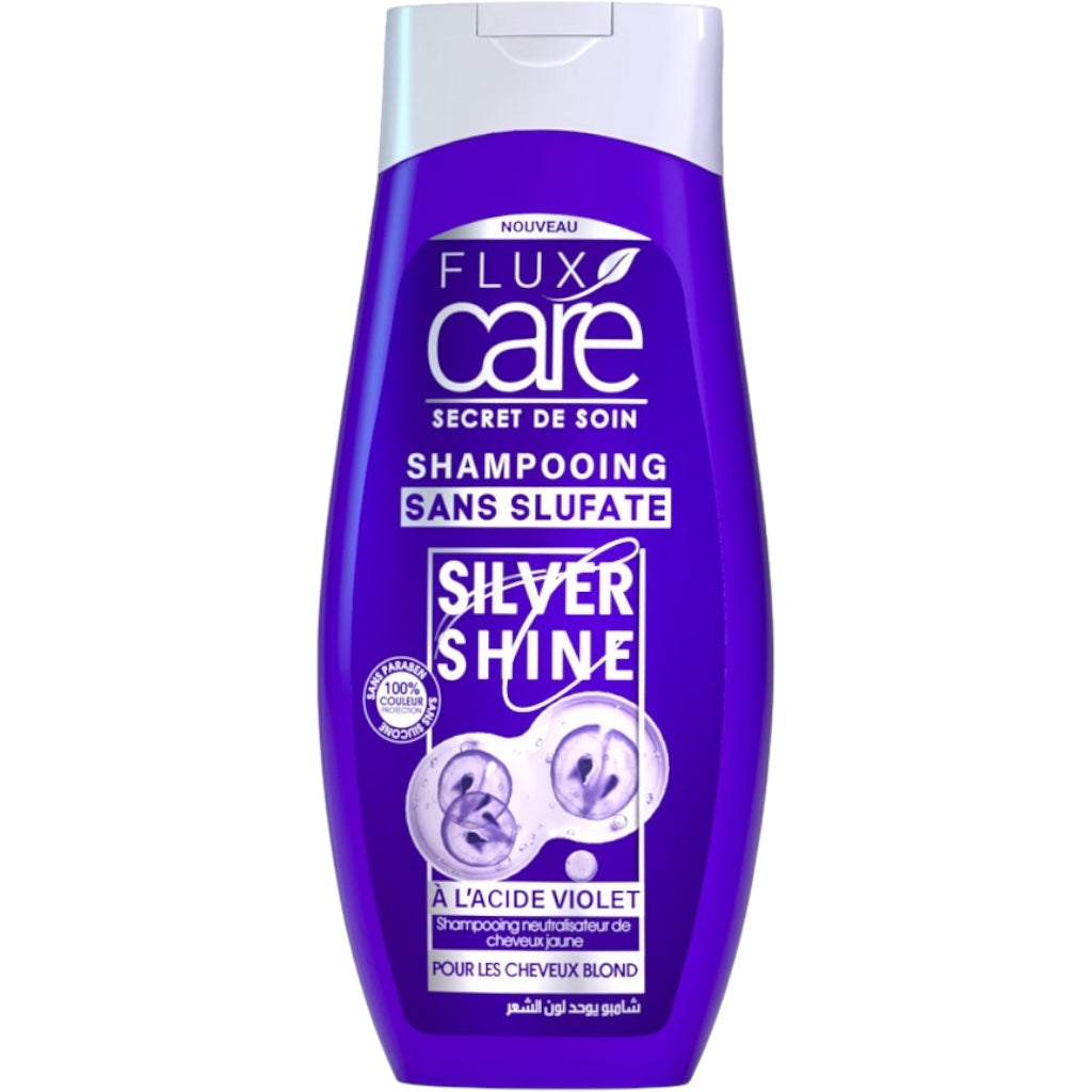 Flux Care Secret De Soin Shampoing Sans Sulfates Silver Shine