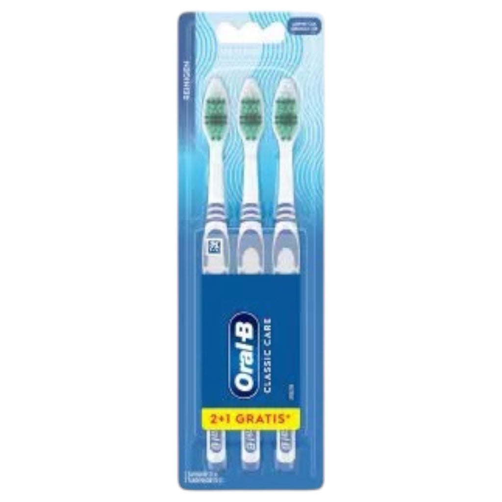 Oral-B Brosse À Dents Classic Care 35 Medium Pack 2+1