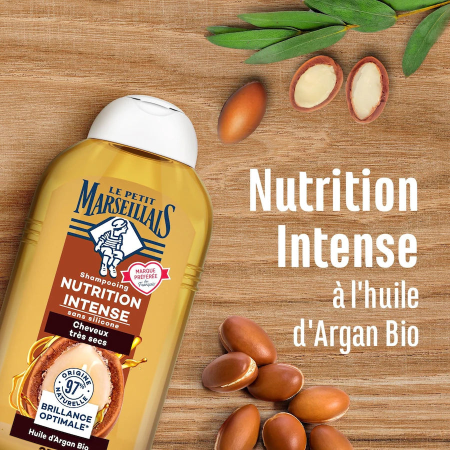 Le Petit Marseillais Shampooing Nutrition Intense À L’Huile D’Argan Bio