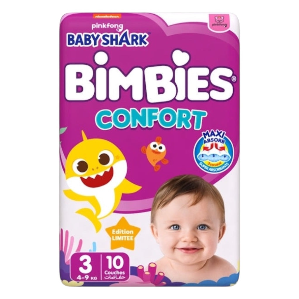 Bimbies Confort Couches Taille 3 2-5Kg 10 Couches Bébé