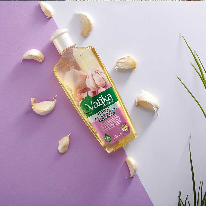 Vatika Huile Pour Cheveux Garlic