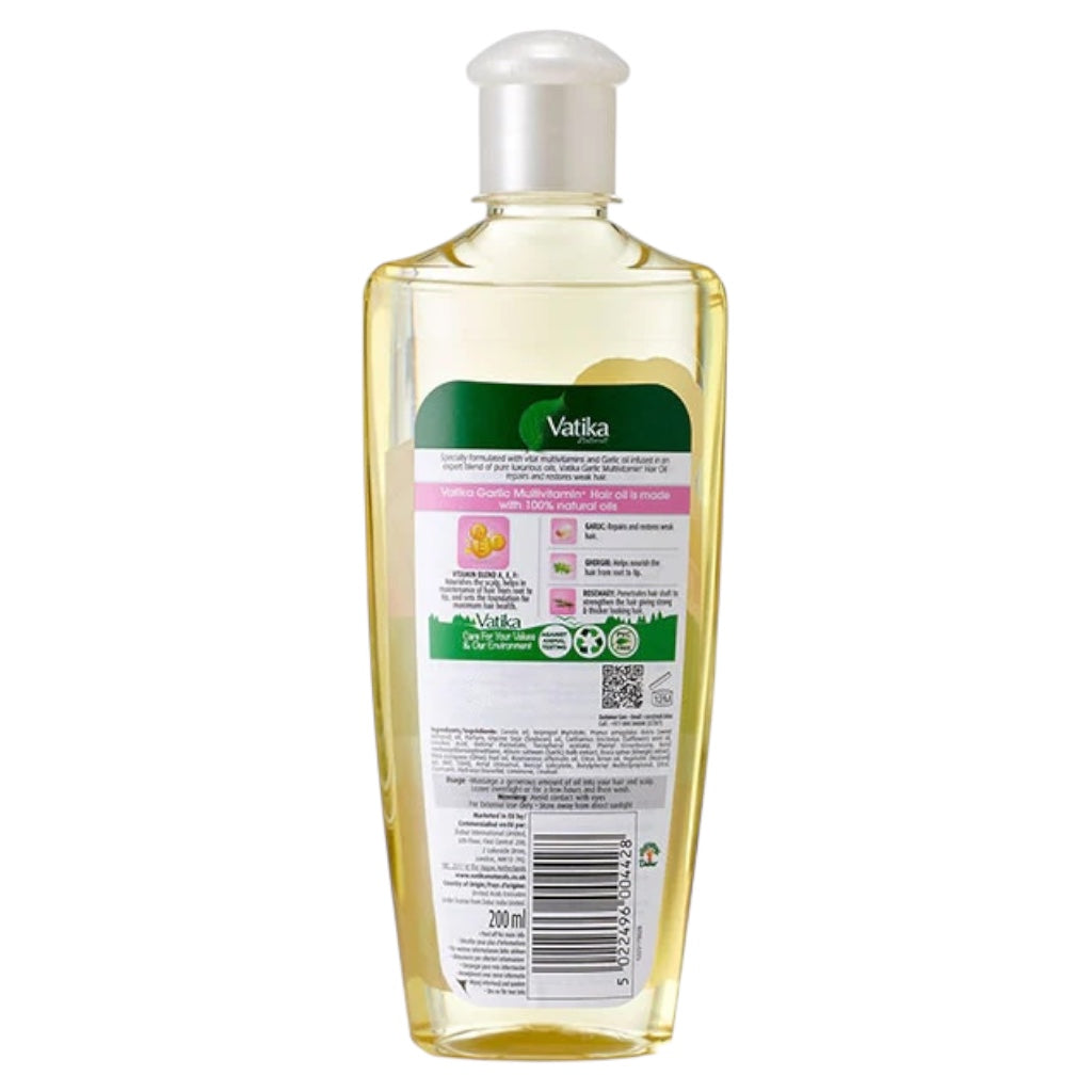 Vatika Huile Pour Cheveux Garlic