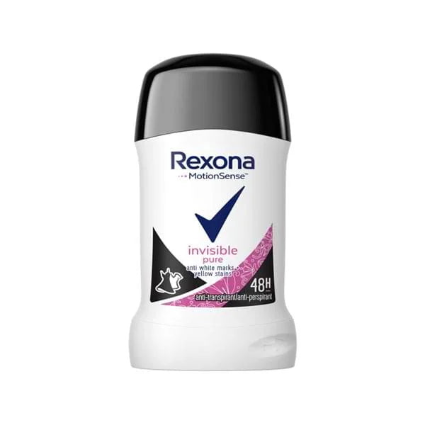 Rexona Invisible Pure مضاد للتعرق ستيك حماية 48 ساعة