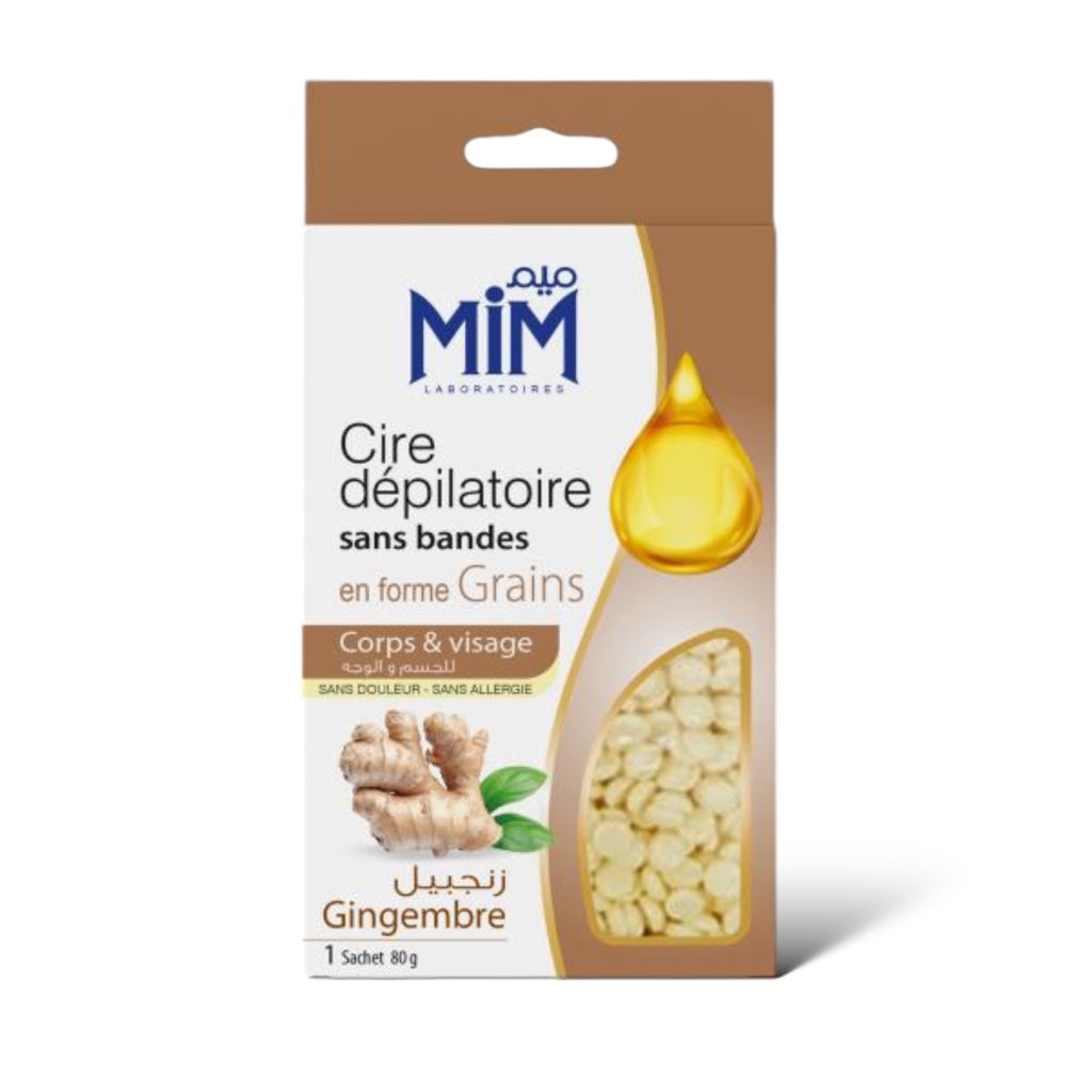 Cire Dépilatoire Sans Bandes En Forme Grains Corps Visage Gingembre