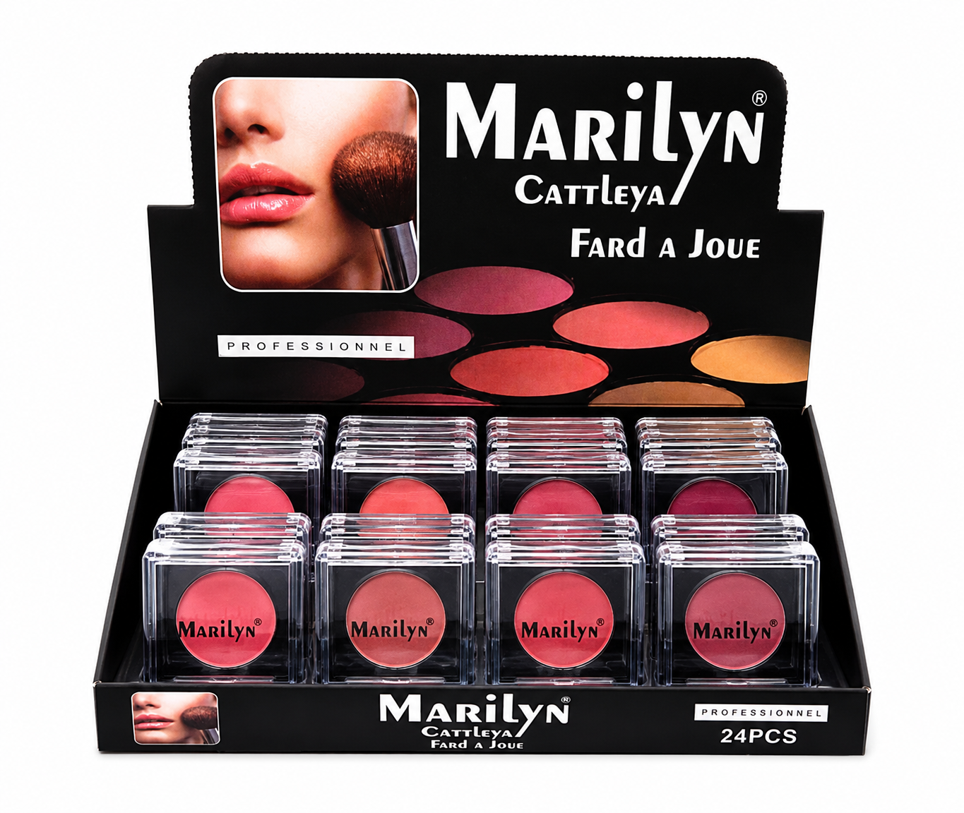 Marilyn Cattleya Fard À Joues Professionnel