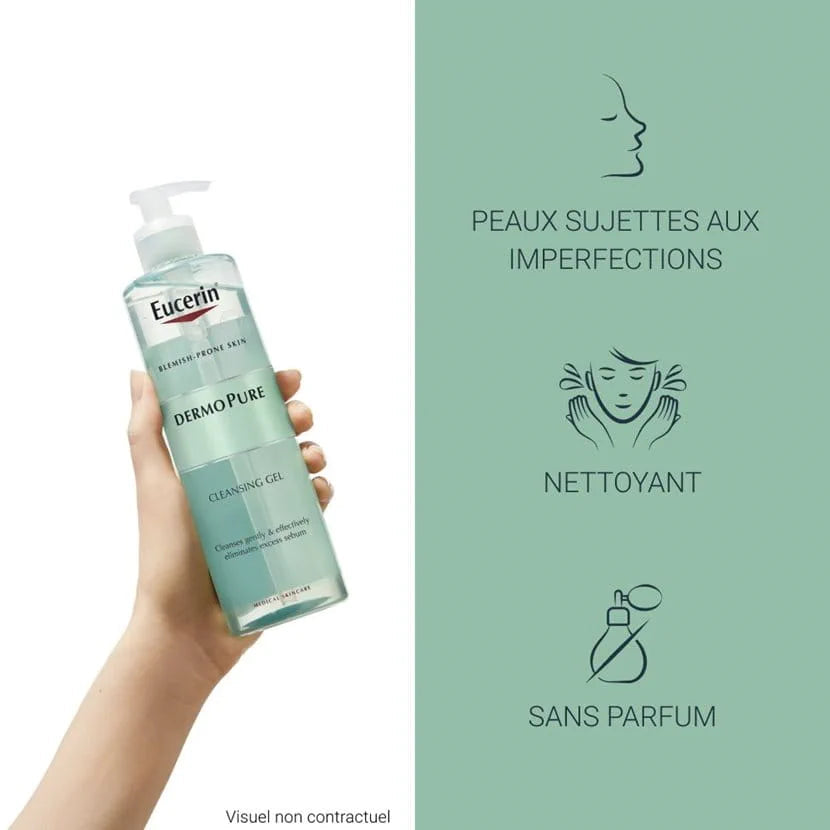 Eucerin Dermopure Gel Nettoyant 400Ml