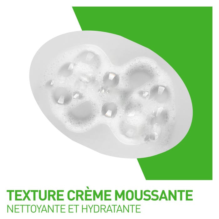 Cerave Crème Moussante Nettoyante Hydratante Visage Pour Les Peaux Normales À Sèches