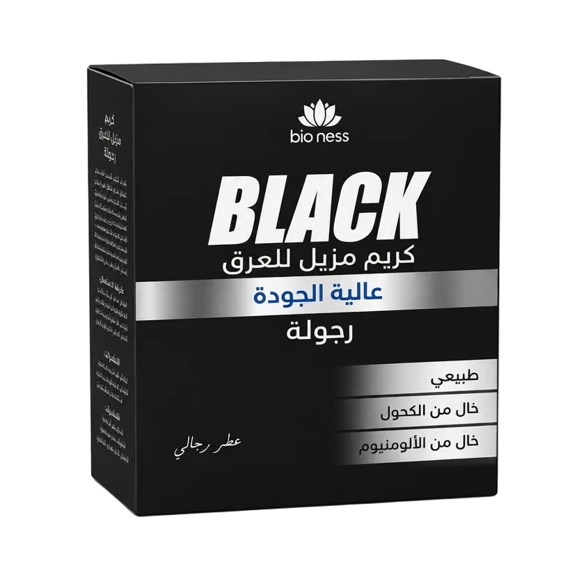 Bioness Black – مزيل عرق كريم للرجال