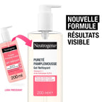 Neutrogena Gel Nettoyant Visage Au Pamplemousse Rose Flacon Pompe