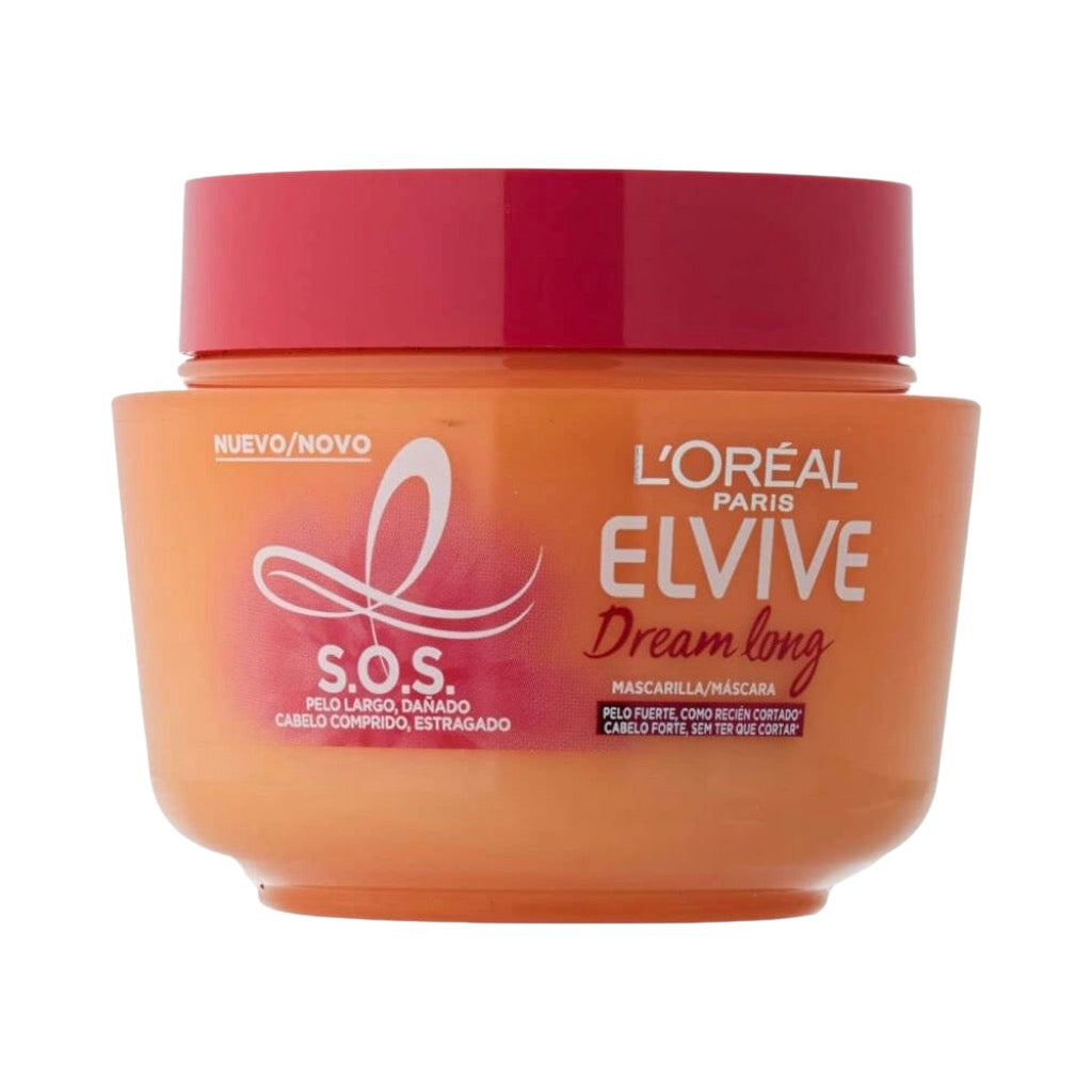 Elseve Dream Long Masque Reconstructeur Enrichi En Huile De Ricin/Kératine Pour Cheveux Longs