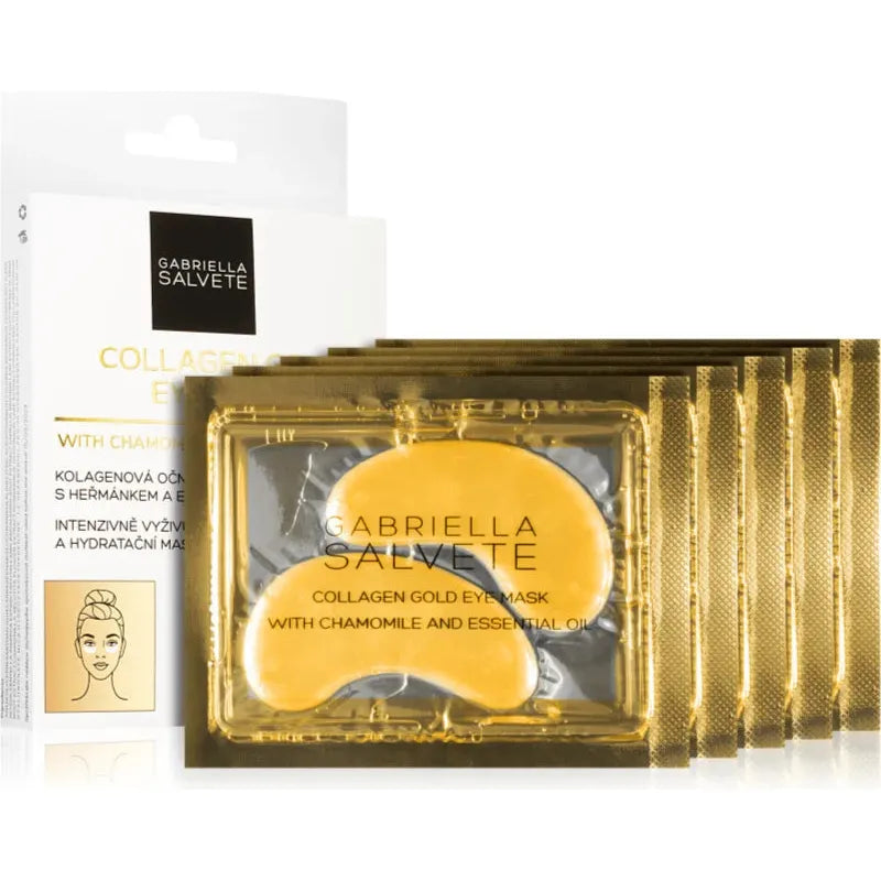 Gabriella Salvete Paires Masque Yeux Anti-Enflures Et Anti-Cernes Au Collagène Gold