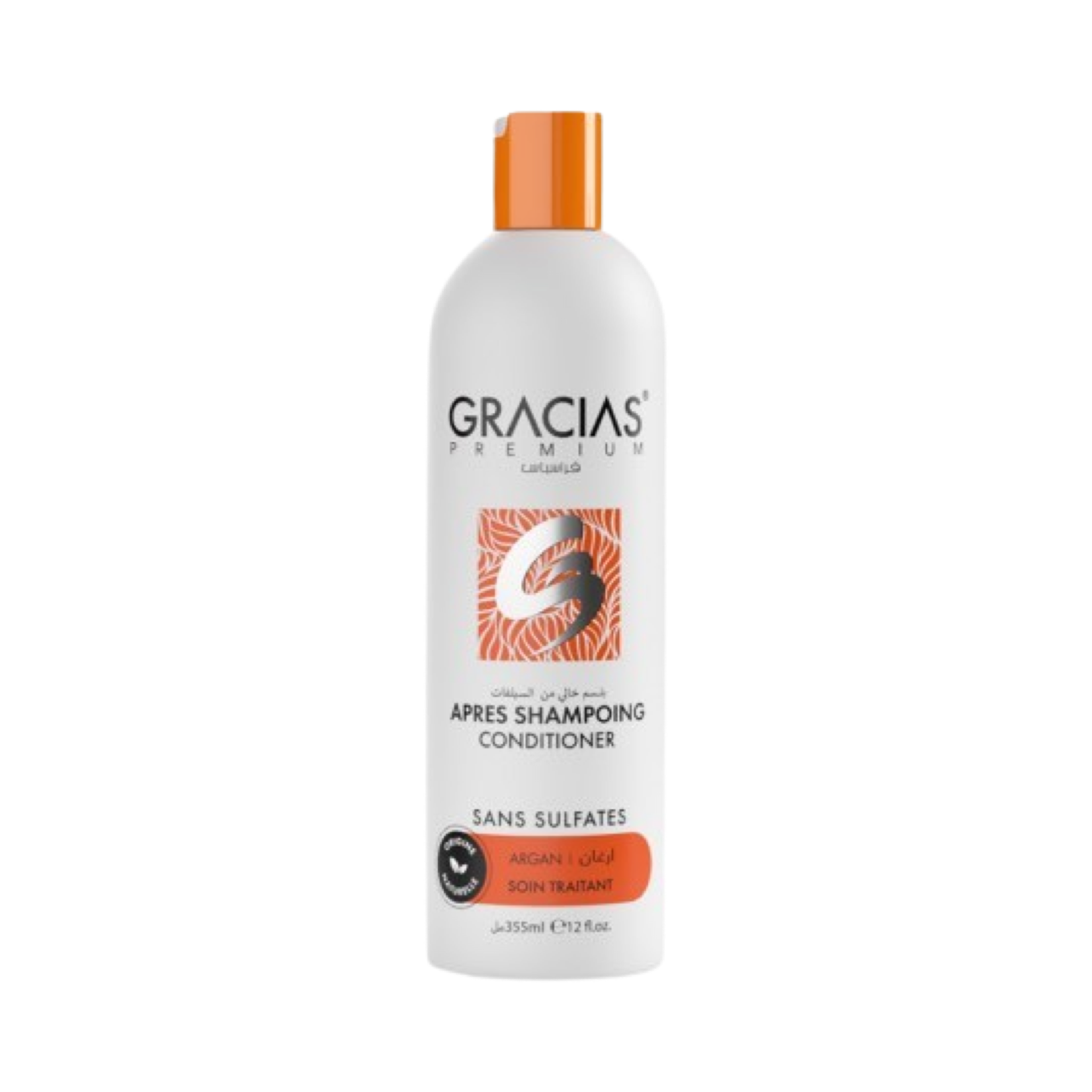 Gracias Après Shampoing Sans Sulfates À L'Huile D'Argan