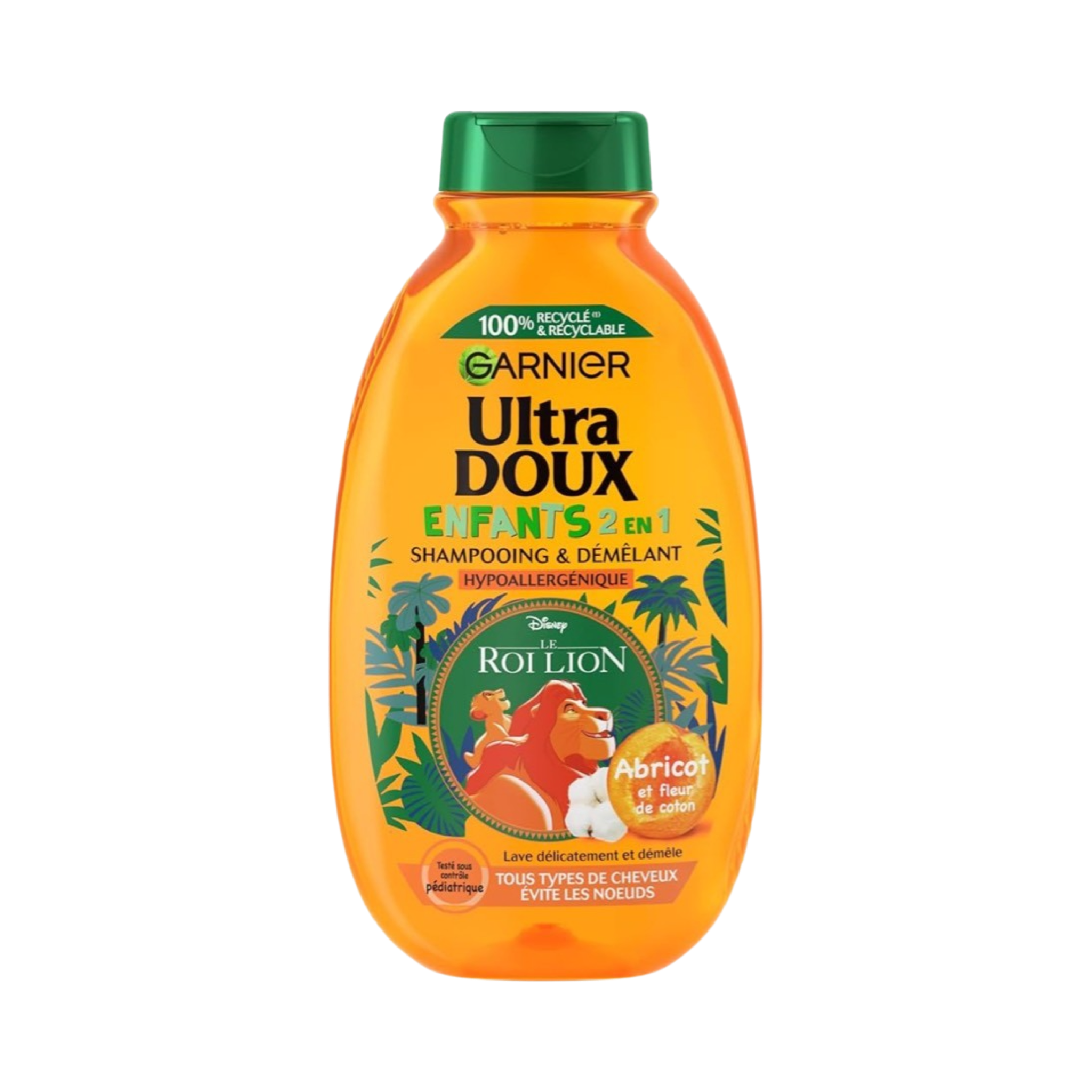 Garnier Ultra Doux Disney Roi Lion Shampooing Démêlant Abricot Kids