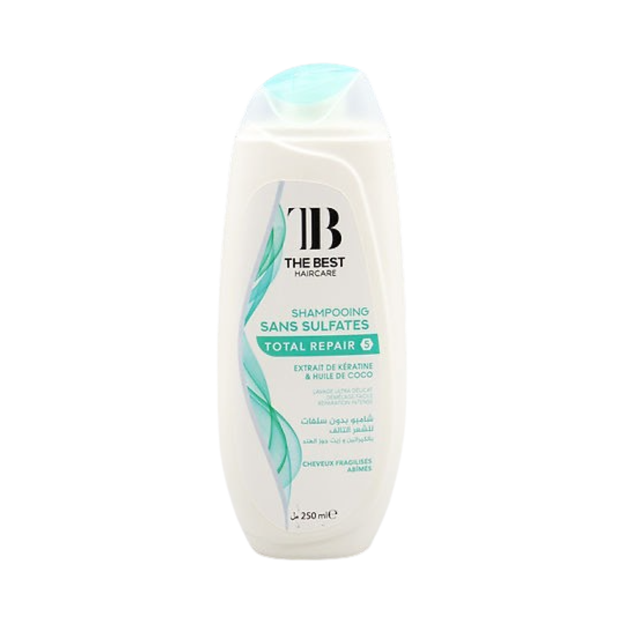 The Best Haircare Shampooing Sans Sulfates Total Repair 5 Extrait De Kératine & Huile De Coco