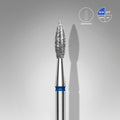 Staleks Foret À Ongles Diamant Pointu Bleu Flamme Tête Expert Diamètre 2,3 Mm / Partie Travaillante 8 Mm