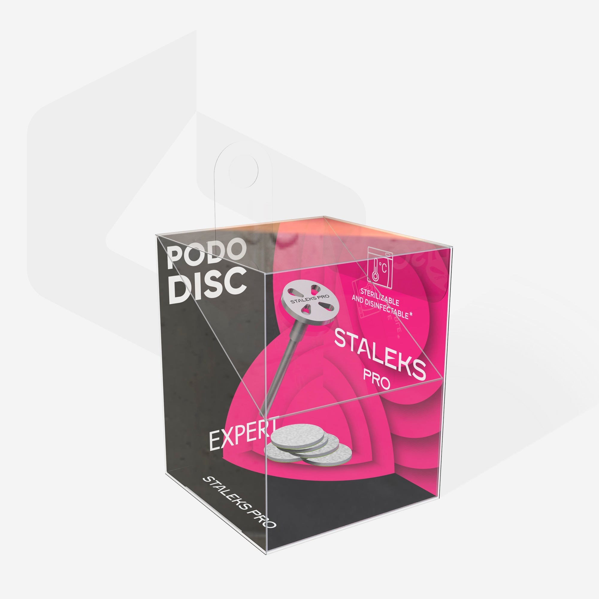 Staleks Pro Disque Pédicure Pododisc Fourni Avec Embout Interchangeable 180 Grit 5 Pcs (10Mm)