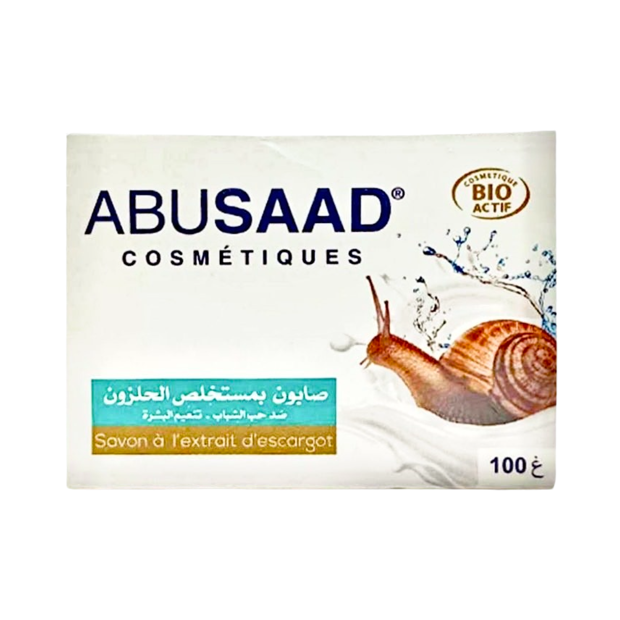 Abusaad Savon Solide À L'Extrait D'Escargot
