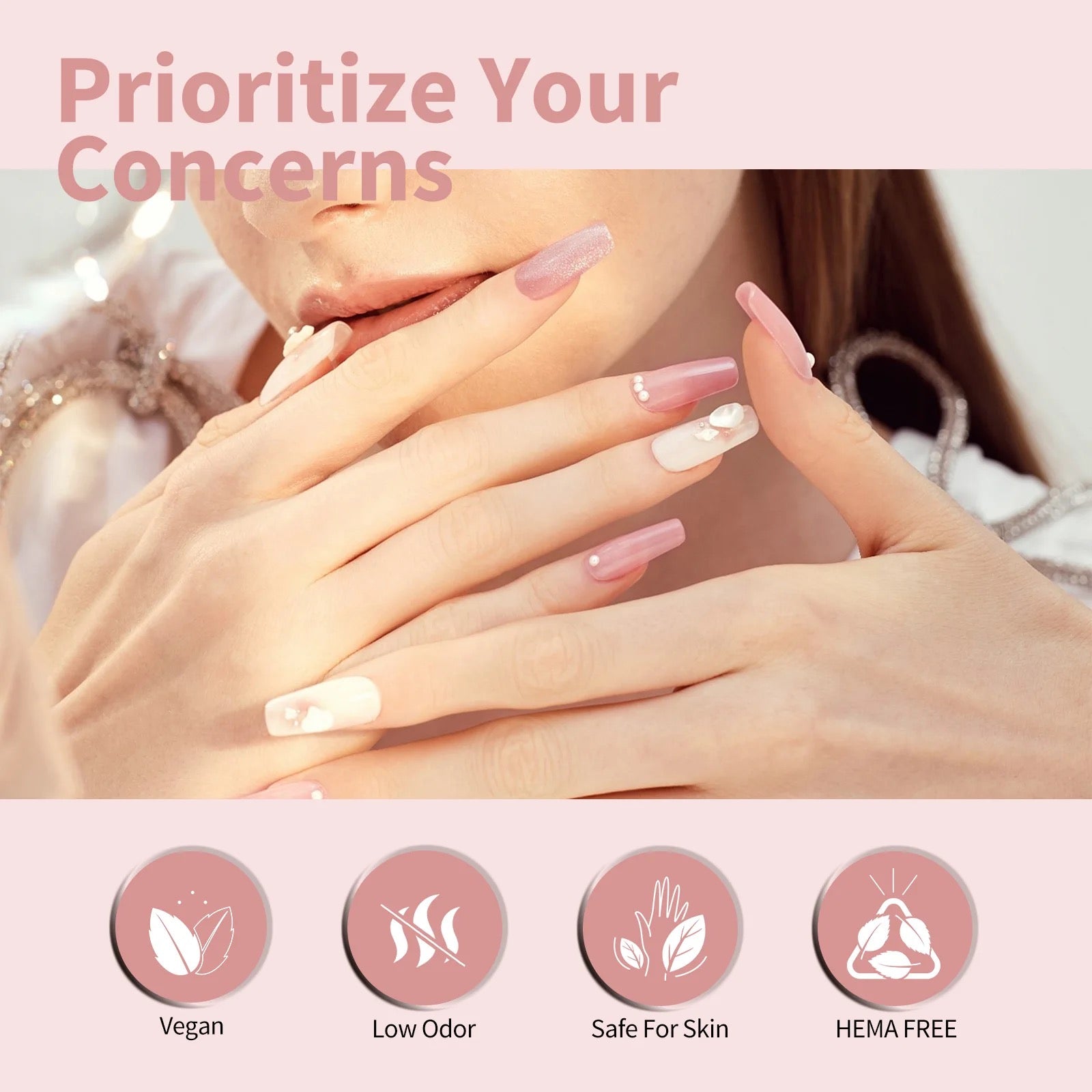 Canni Kit De Vernis À Ongles Gel Semi-Permanent Cc1-Cc7 24 Couleurs Soak Off Color Uv & Led Gel Polish 9Ml