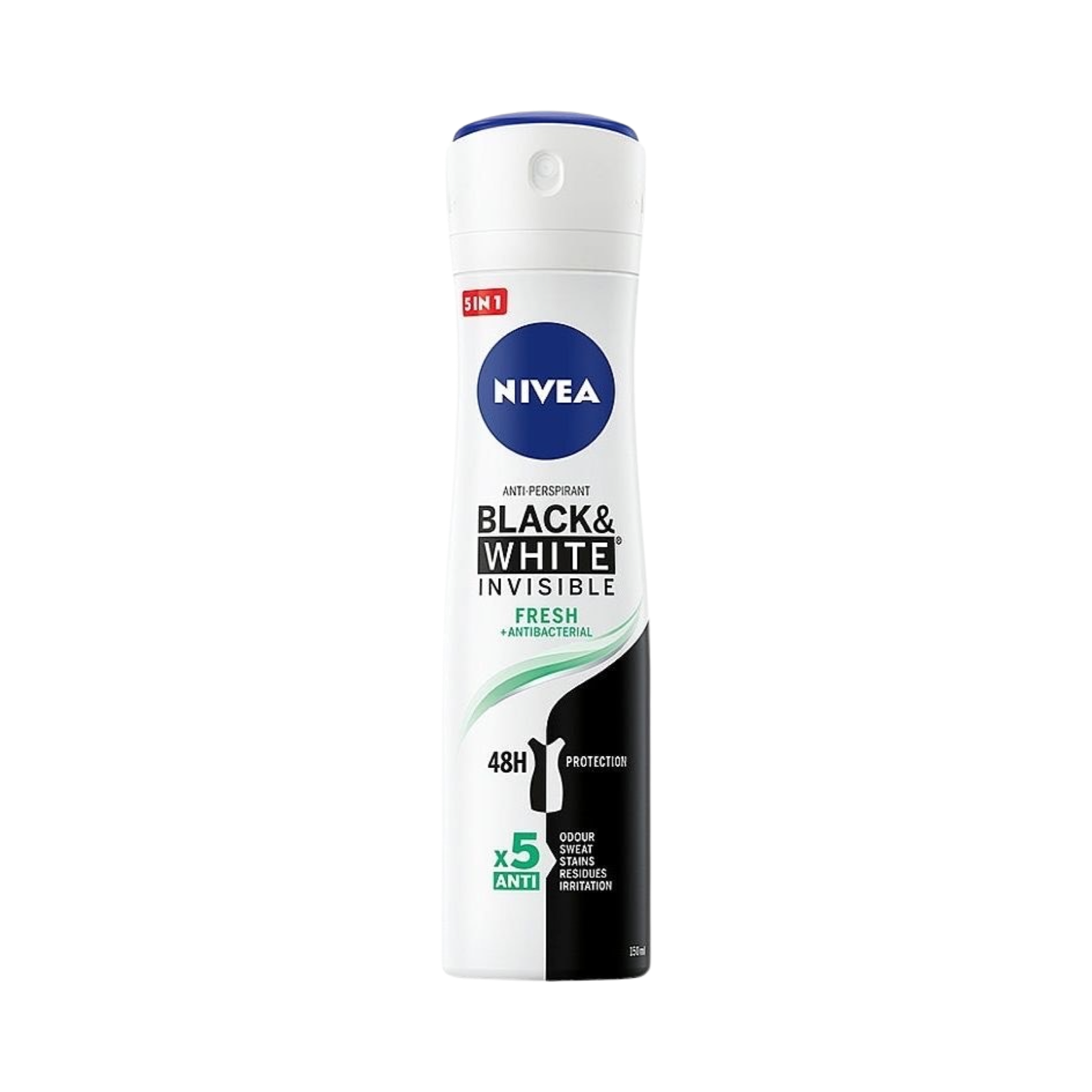 Nivea Déodorant Femme Black & White Invisible Pure Anti-Transpirant 48H Spray