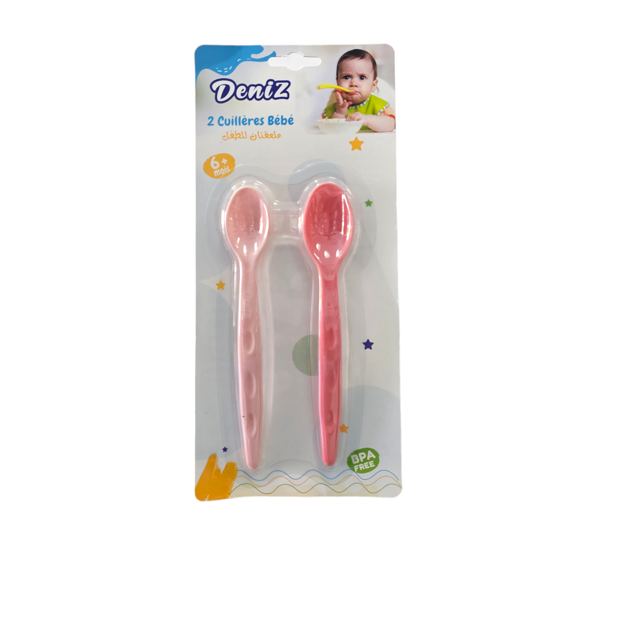 Deniz 2 Cuillères Bébé 6+Mois Bpa Free