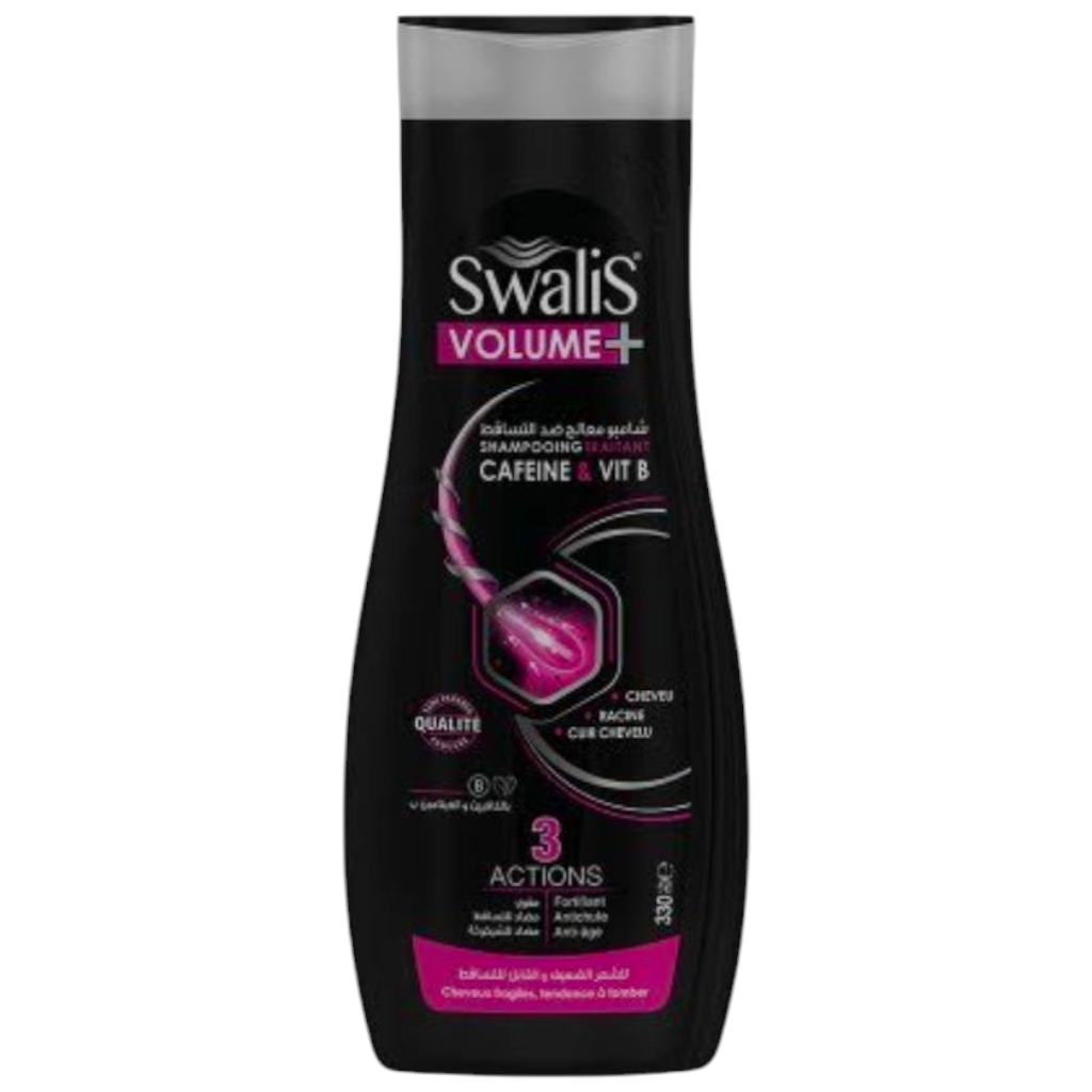 Swalis Shampoing Volume Traitant Caféine & Vitb 3 Actions