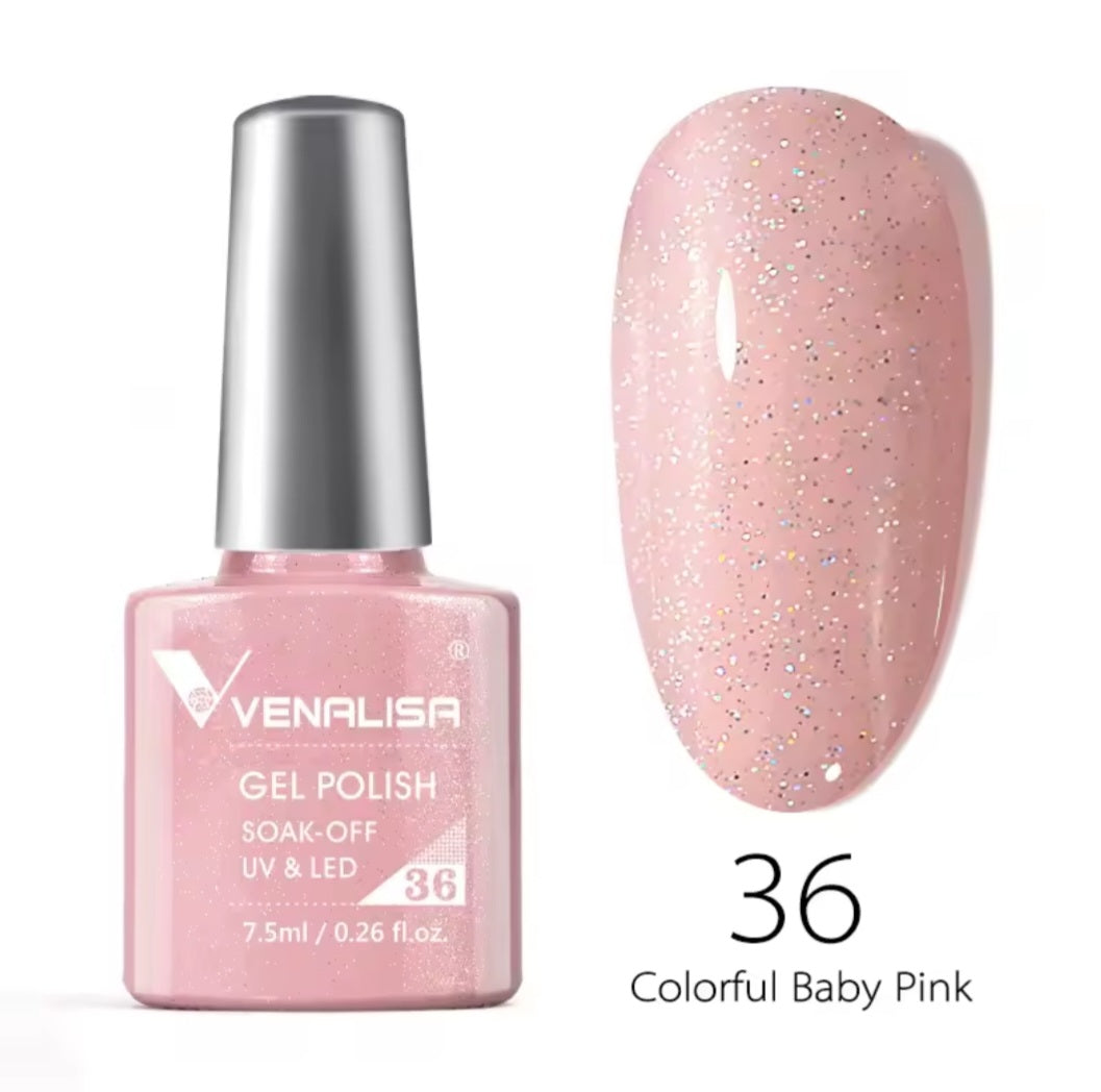 Venalisa Vip2 60 Couleurs Uv Gel Vernis À Ongles Semi-Permanent 1Pc