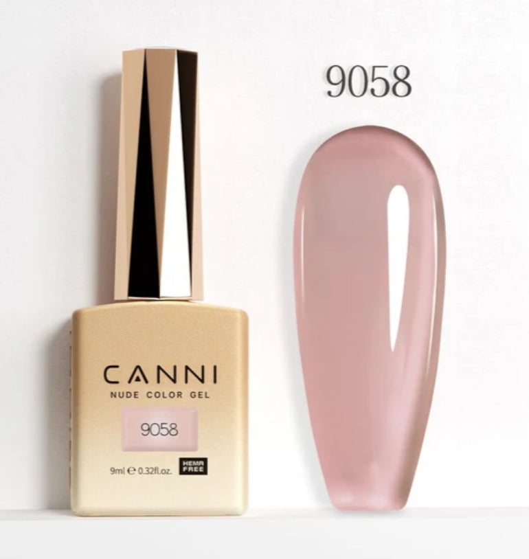 Canni Vernis À Ongles Gel Semi-Permanent Cc3 24 Couleurs Soak Off Color Uv & Led Gel Polish 9Ml