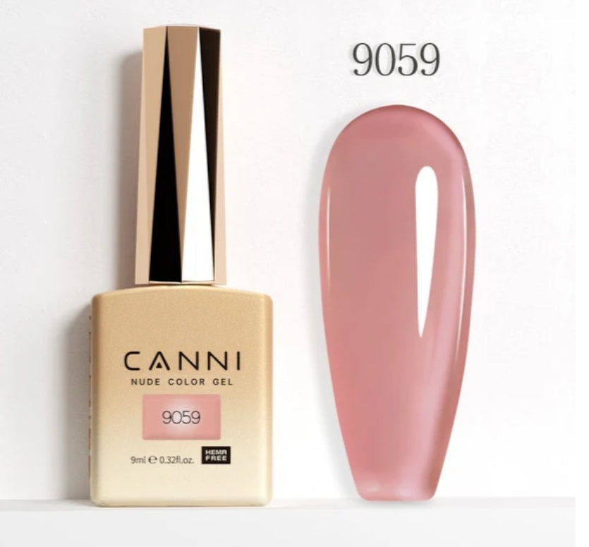 Canni Vernis À Ongles Gel Semi-Permanent Cc3 24 Couleurs Soak Off Color Uv & Led Gel Polish 9Ml