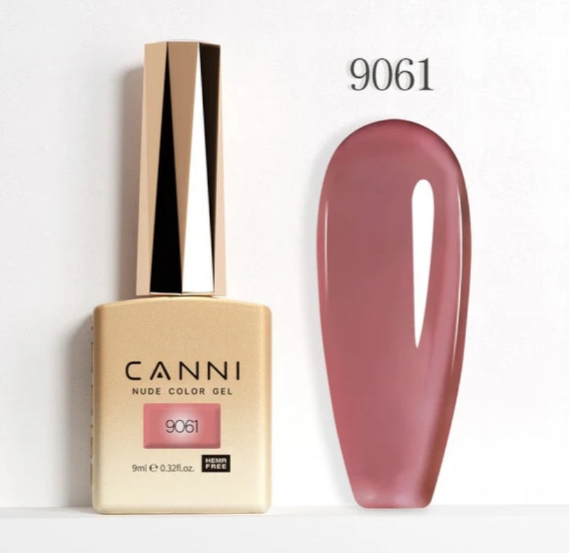 Canni Vernis À Ongles Gel Semi-Permanent Cc3 24 Couleurs Soak Off Color Uv & Led Gel Polish 9Ml