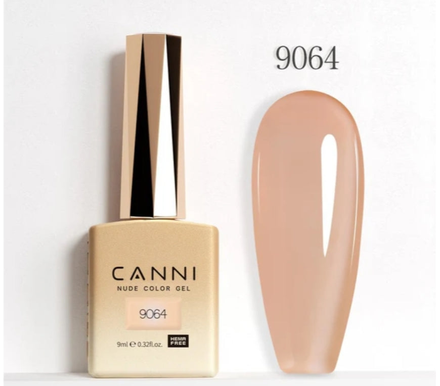 Canni Vernis À Ongles Gel Semi-Permanent Cc3 24 Couleurs Soak Off Color Uv & Led Gel Polish 9Ml