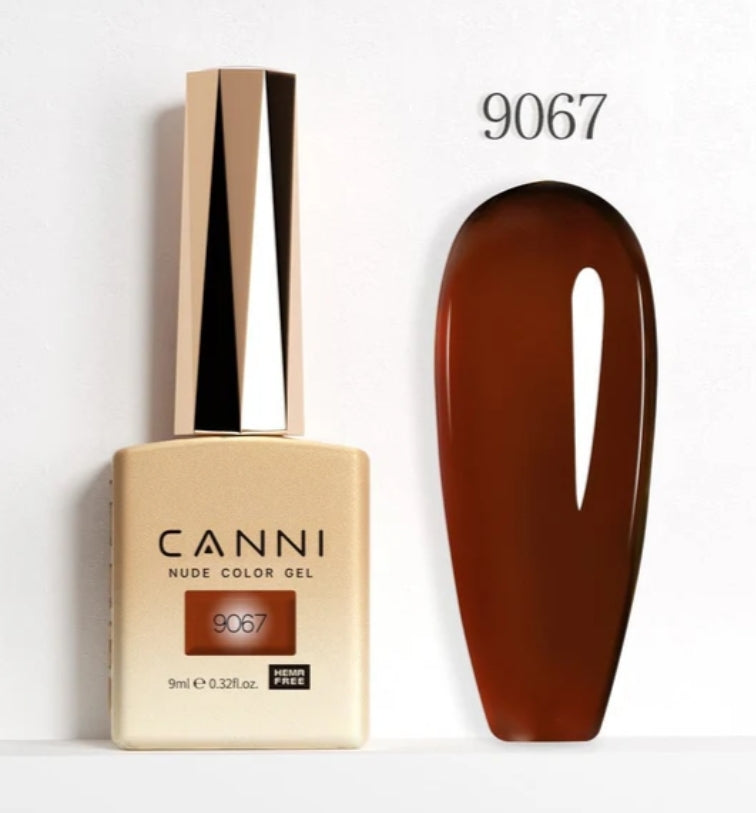 Canni Vernis À Ongles Gel Semi-Permanent Cc3 24 Couleurs Soak Off Color Uv & Led Gel Polish 9Ml