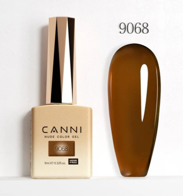 Canni Vernis À Ongles Gel Semi-Permanent Cc3 24 Couleurs Soak Off Color Uv & Led Gel Polish 9Ml