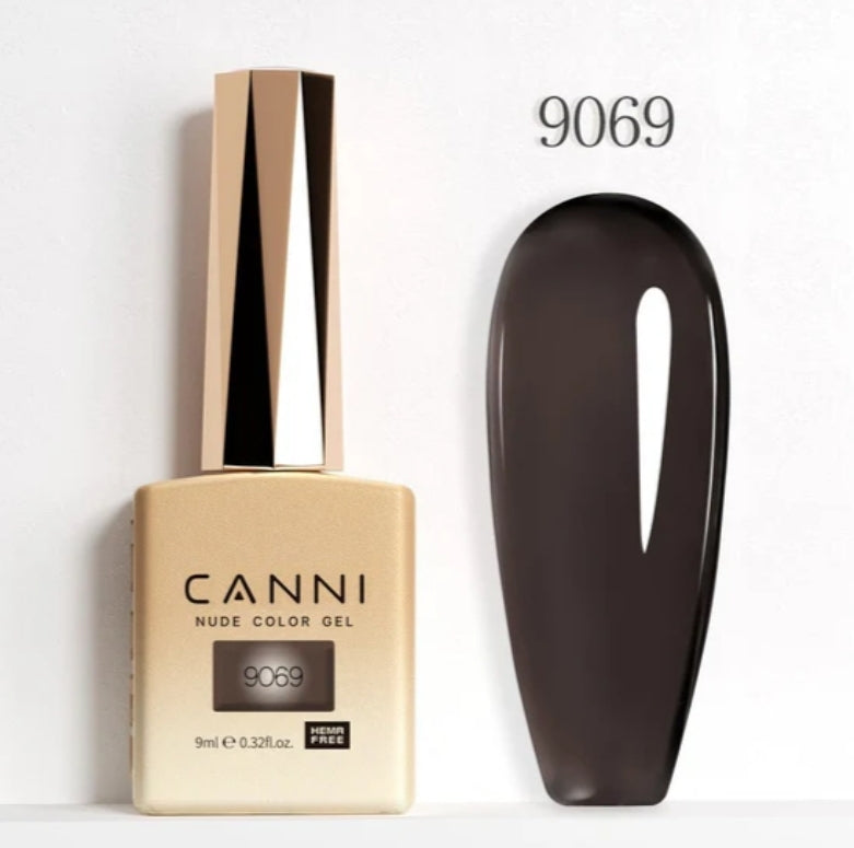 Canni Vernis À Ongles Gel Semi-Permanent Cc3 24 Couleurs Soak Off Color Uv & Led Gel Polish 9Ml