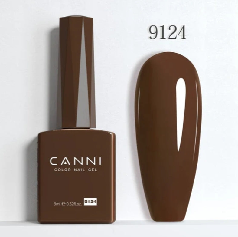 Canni Vernis À Ongles Cc6 Gel Semi-Permanent 24 Couleurs Soak Off Color Uv & Led Gel Polish 9Ml