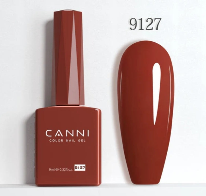 Canni Vernis À Ongles Cc6 Gel Semi-Permanent 24 Couleurs Soak Off Color Uv & Led Gel Polish 9Ml