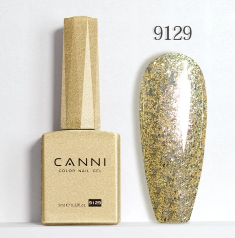 Canni Vernis À Ongles Cc6 Gel Semi-Permanent 24 Couleurs Soak Off Color Uv & Led Gel Polish 9Ml
