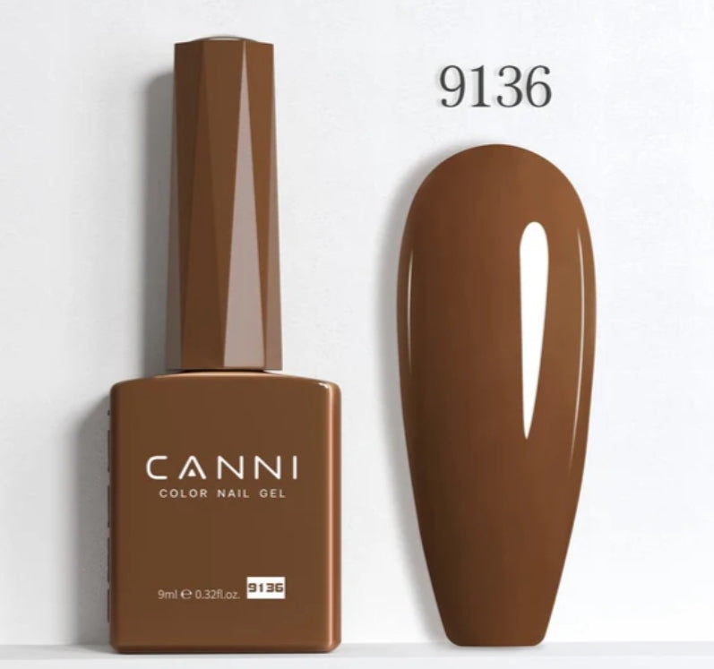 Canni Vernis À Ongles Cc6 Gel Semi-Permanent 24 Couleurs Soak Off Color Uv & Led Gel Polish 9Ml